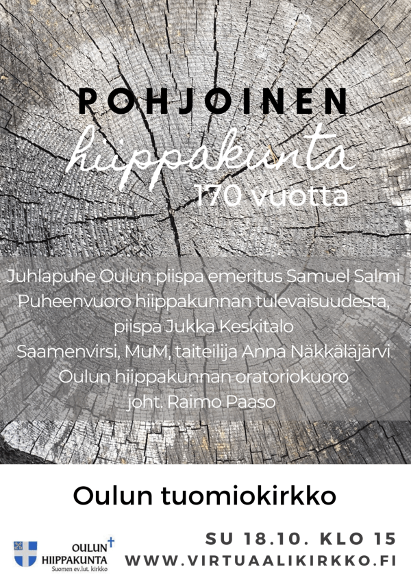 Hiippakuntamme 170-vuotisjuhla virtuaalisesti Bachin sävelillä Pohjoinen hiippakunta 170 vuotta -juhlasta