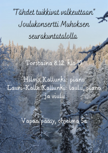 Joulukonsertti 8.12.