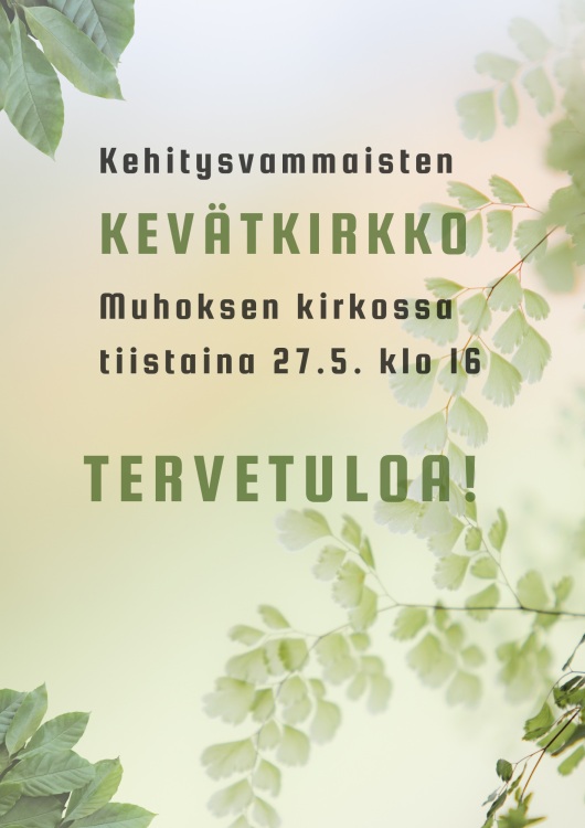 Kehitysvammaisten kevätkirkko Kevätkirkko