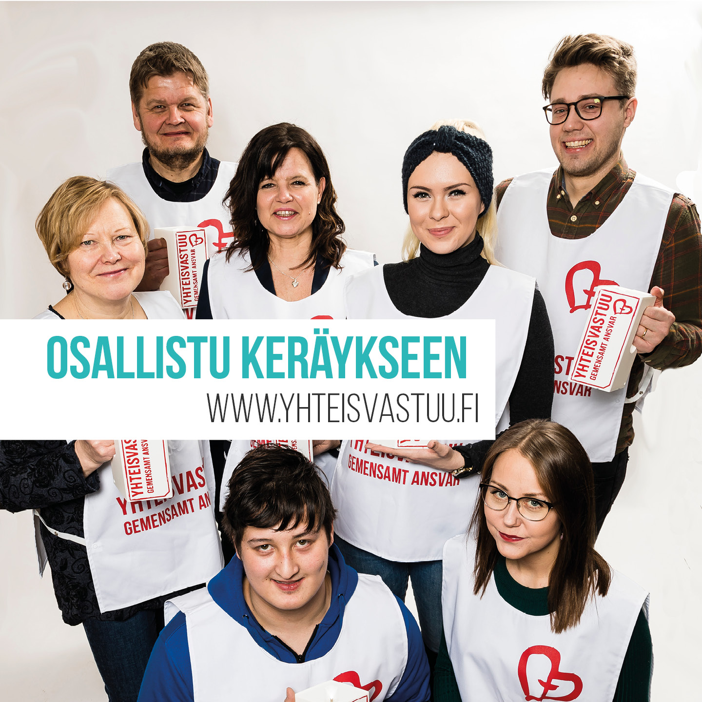 Yhteisvastuukerääjiä