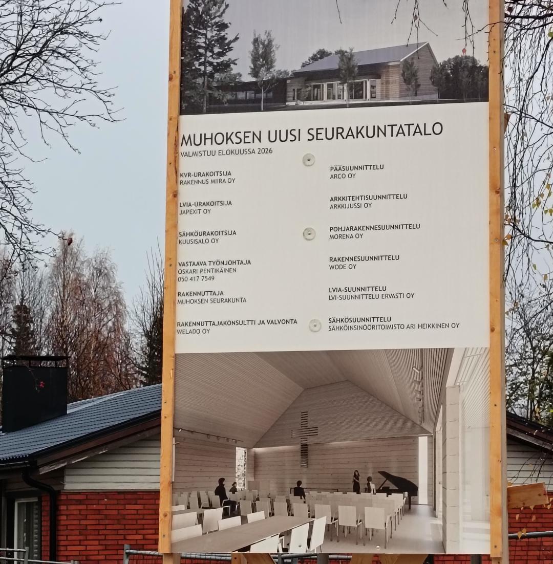 Uuden srk-talon suunnittelun ulko- ja sisäkuva, rakentajien luettelo